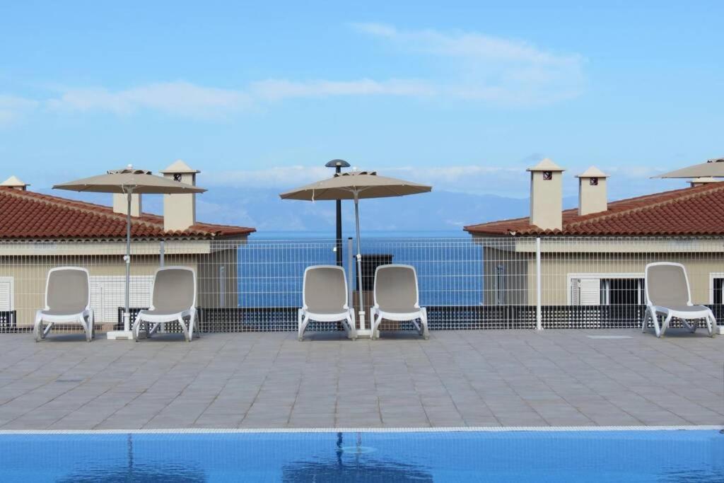Luxury House With 3 Bedrooms, Sea Wiew And Swimming Pool In A Quiet Residence Puerto de Santiago  Exteriör bild